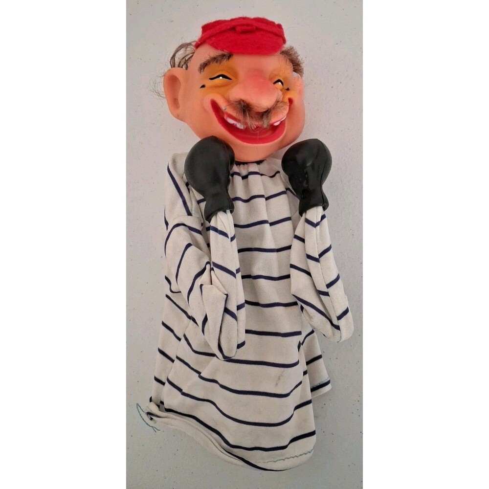 Boxing Rojus Asian Laughing Man Punching Hand Puppet Toy